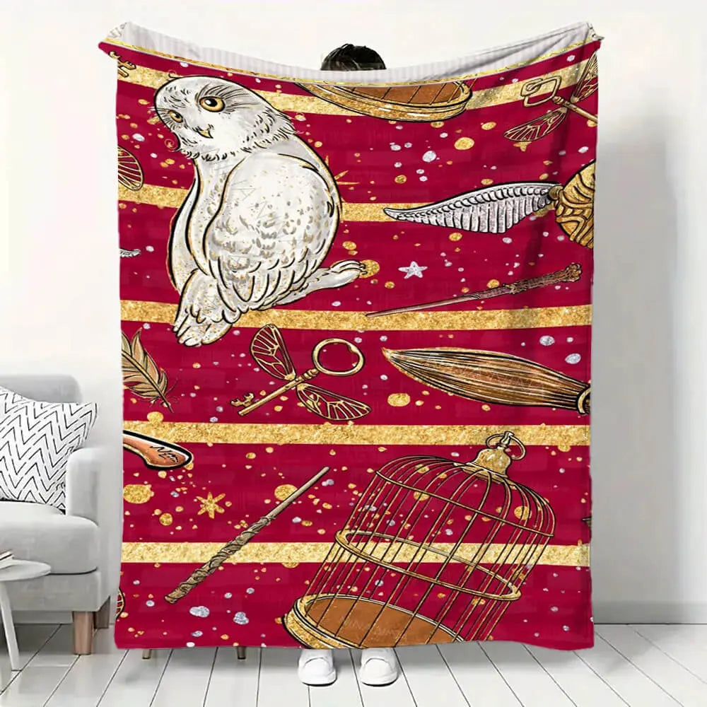 Harry Potter Hogwarts Kids Fleece Throw Blanket