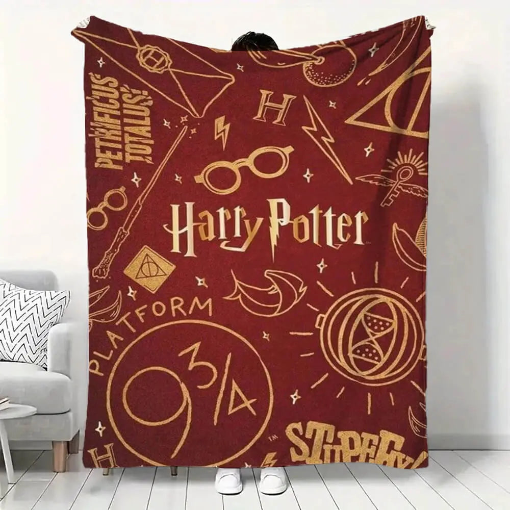 Harry Potter Hogwarts Throw Blanket