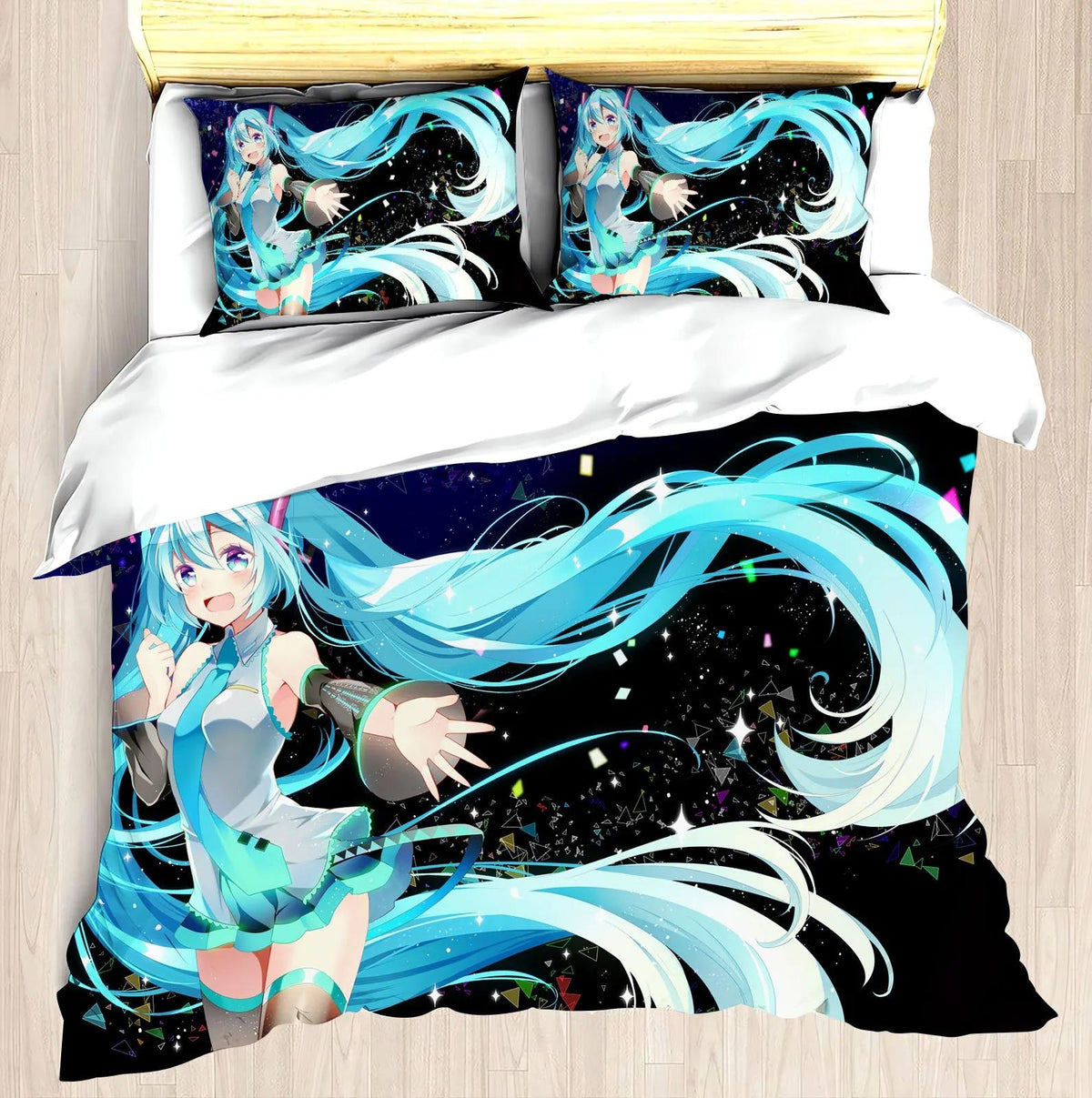 Hatsune Miku anime duvet cover kids bedroom