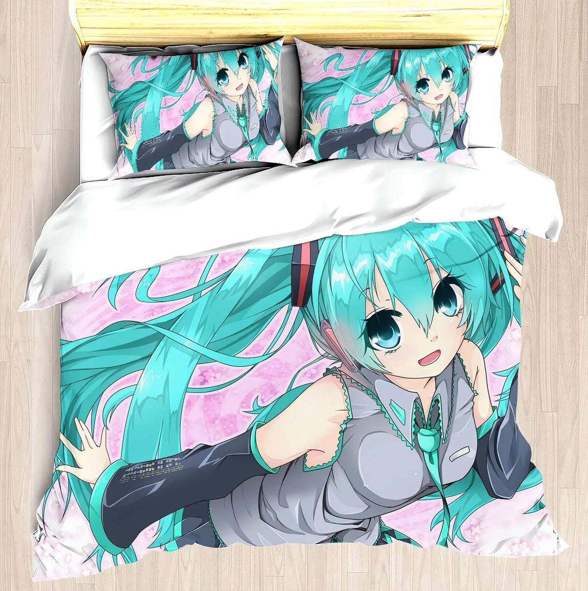 Hatsune Miku kids room quilt cover