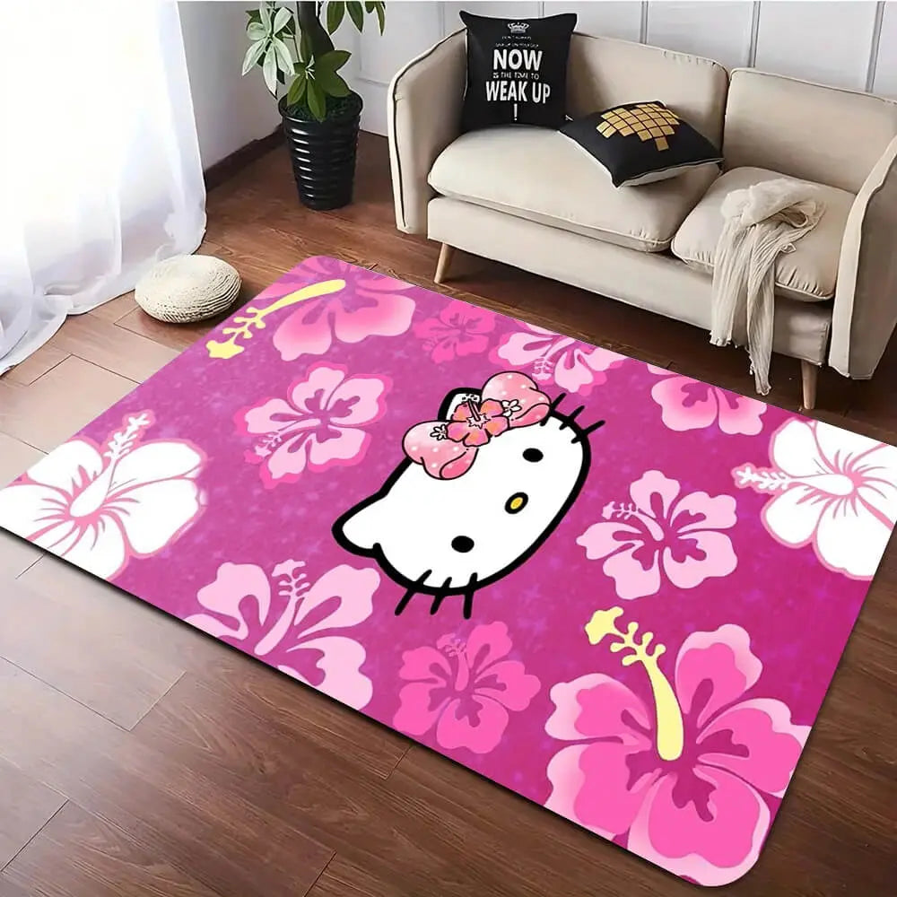 Soft home carpet rug placed in a living room with modern furniture