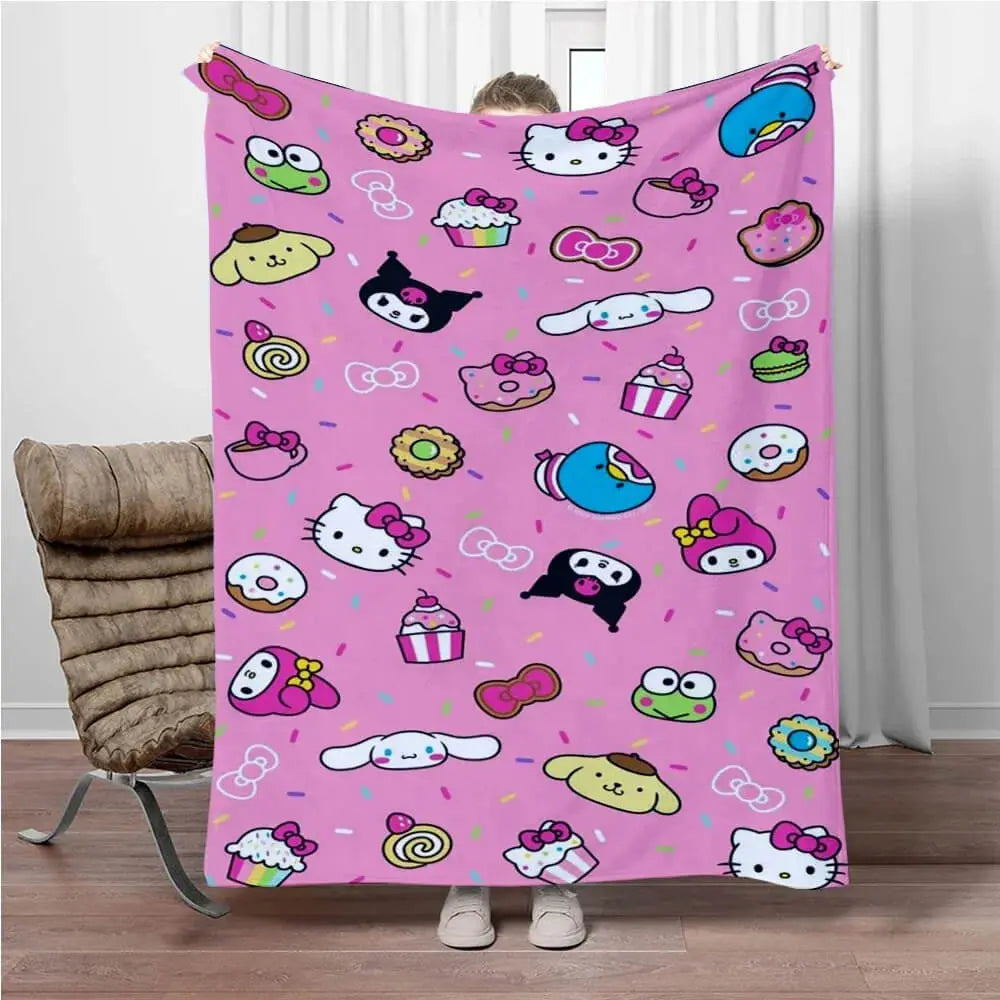 Hello Kitty Throw Blanket
