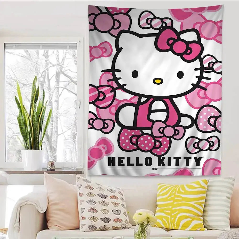 Hello Kitty Wall Tapestry