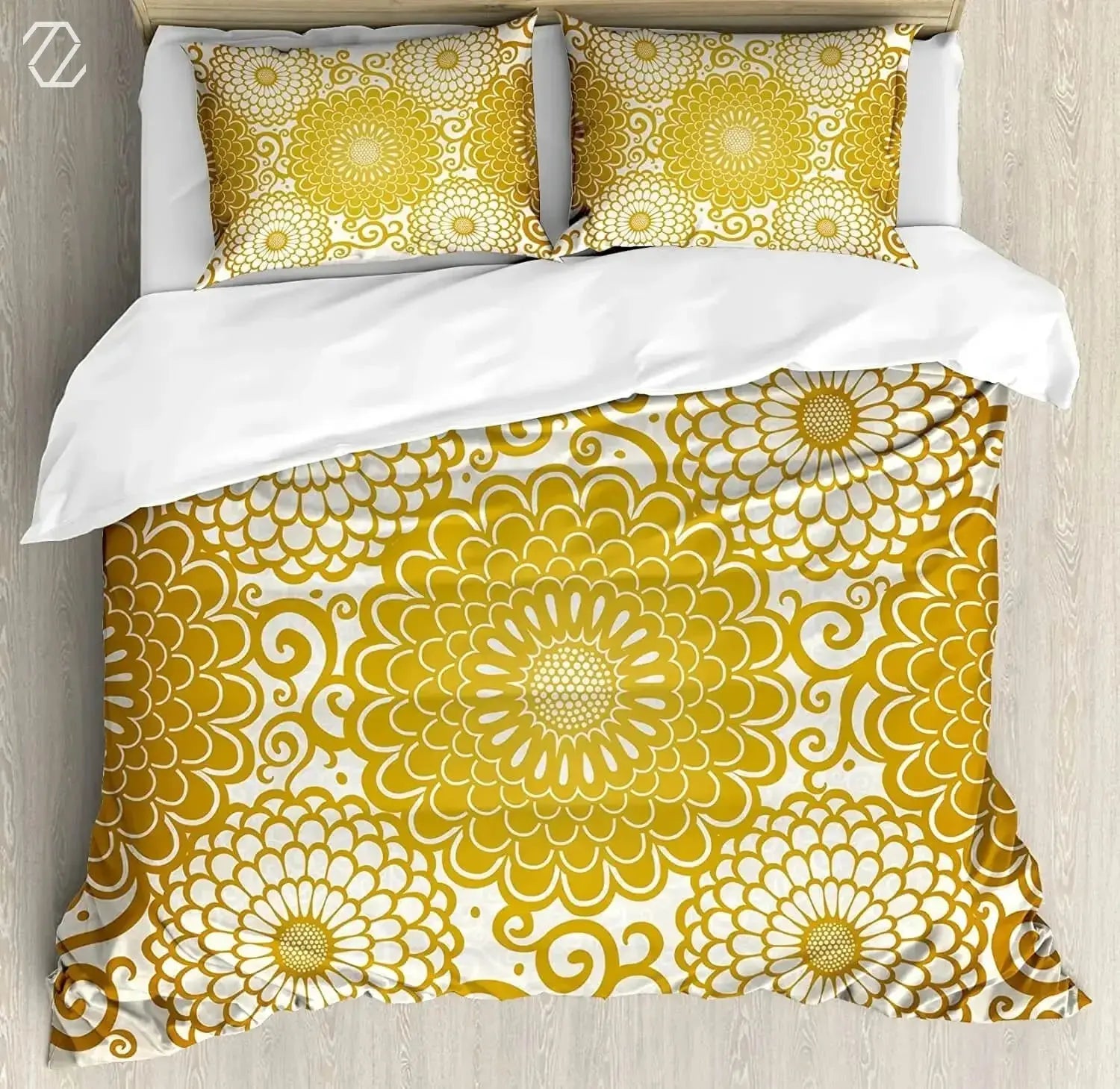 Henna Mandala Duvet Cover Zirconic