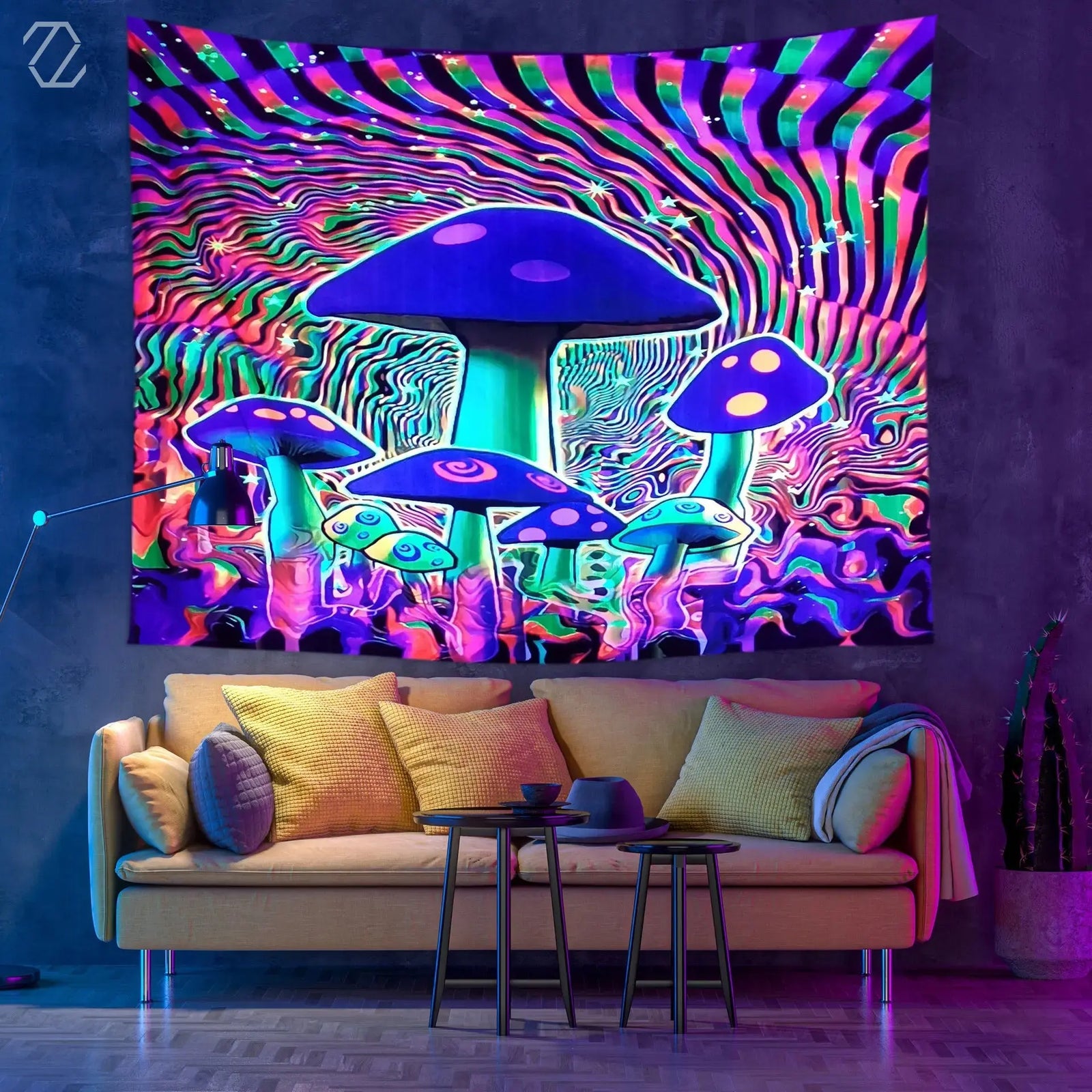 Home Decor Mushroom Tapestry My Store