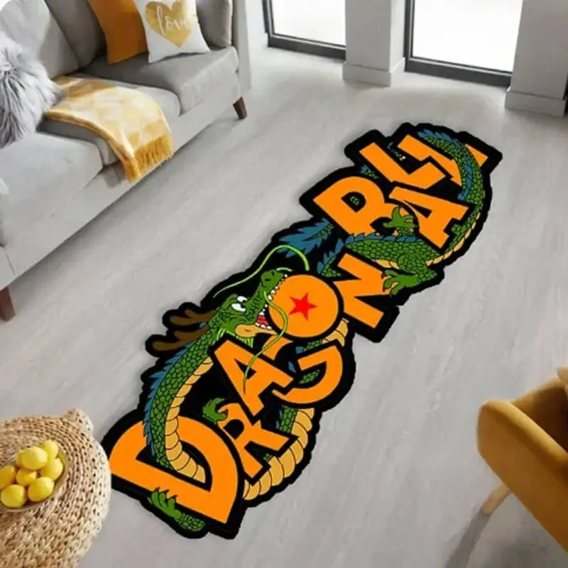 Dragon Ball plush floor rug with anti-slip bottom