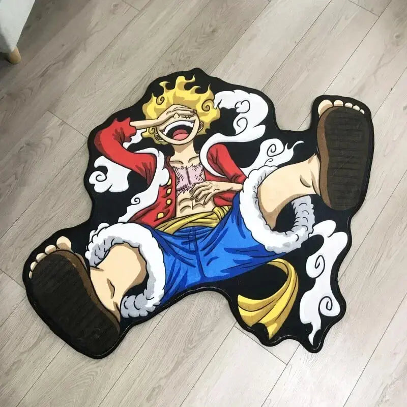 One Piece Monkey D. Luffy anime carpet for stylish living room or dorm decor