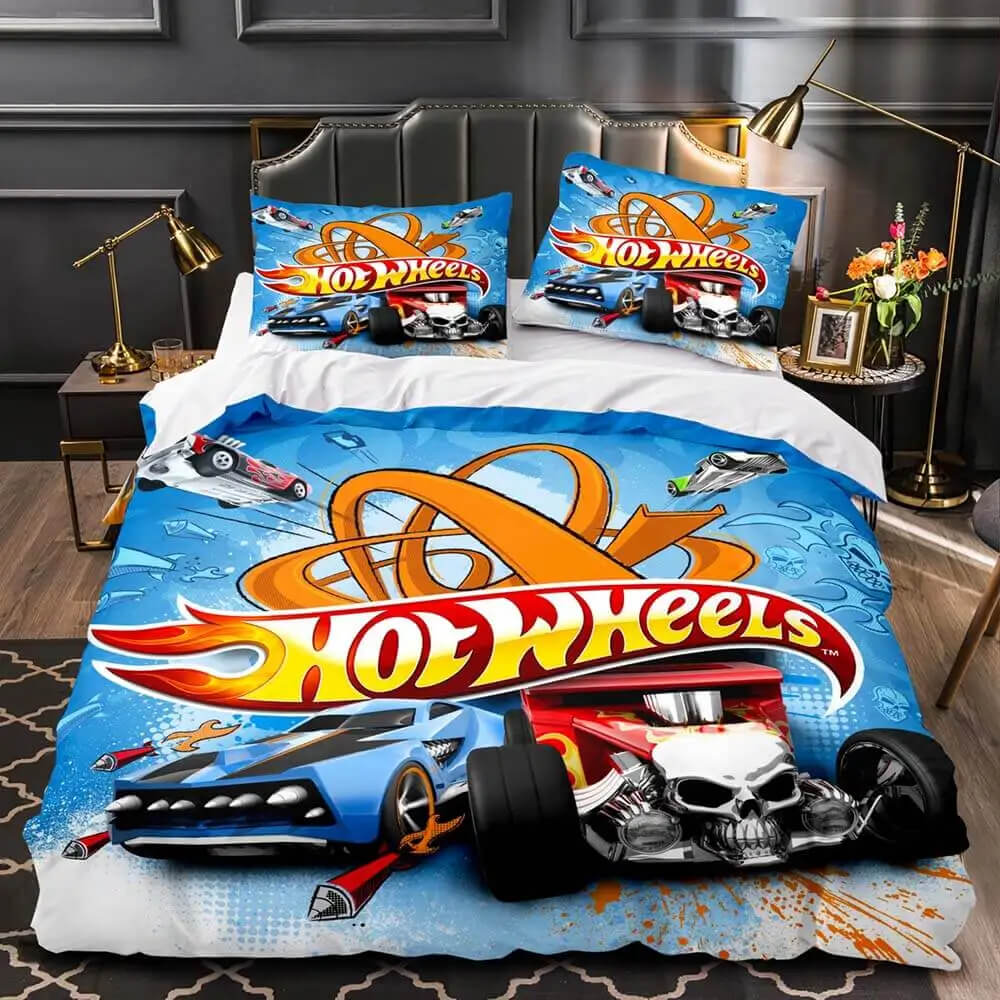 Hot Wheels Duvet Cover