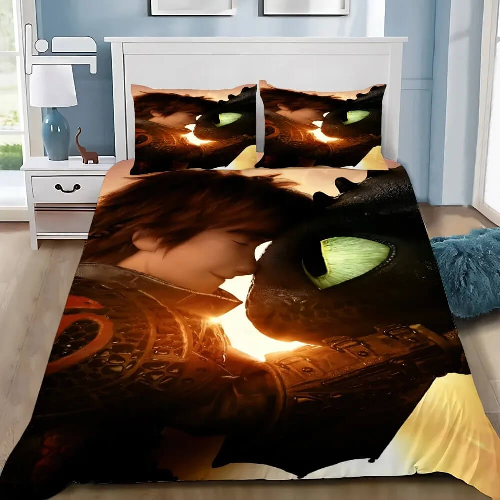 dragon bedding close view