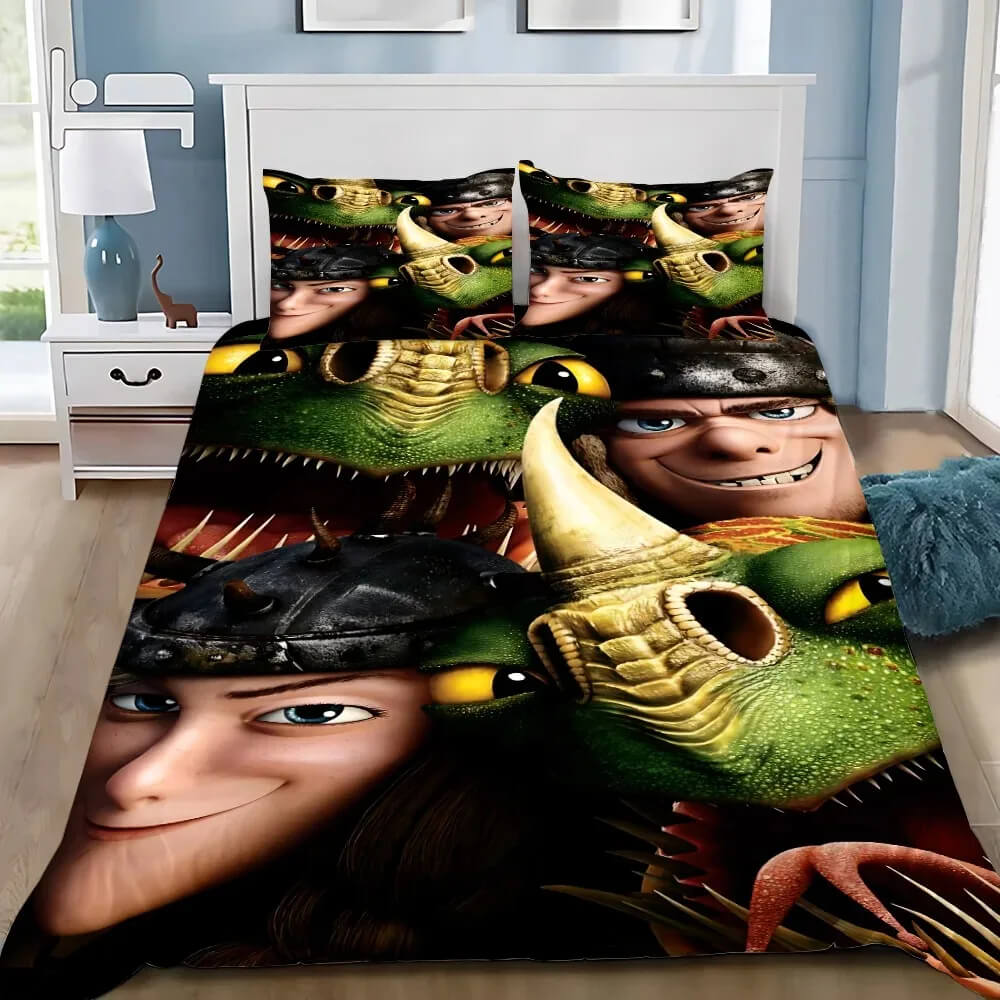 dragon bedding stylish room