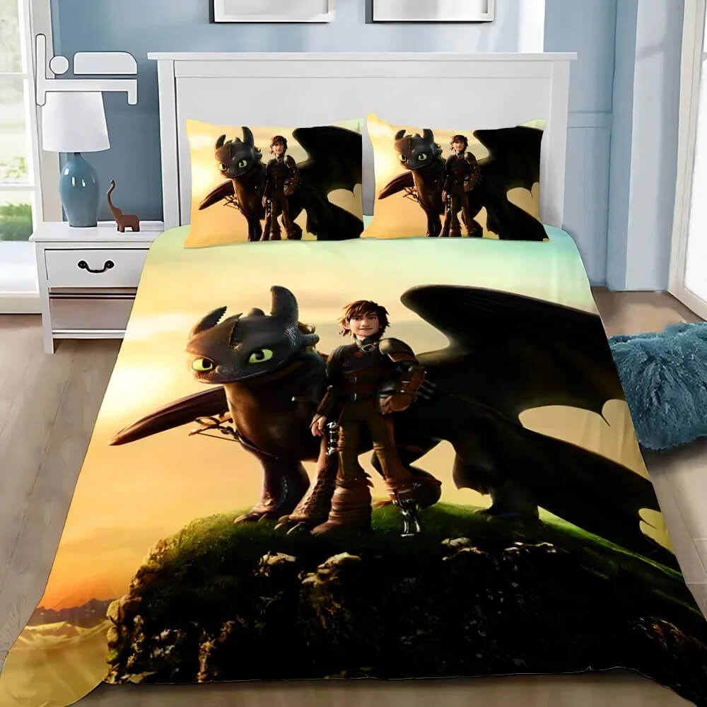 toothless bedding set