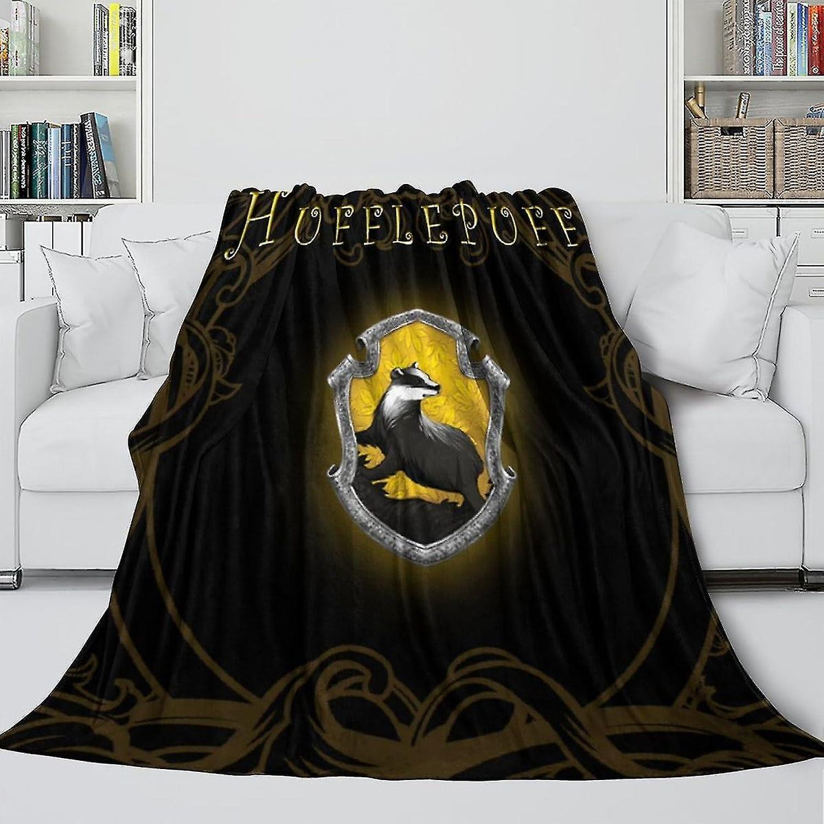 Harry Potter Hufflepuff blanket for sofa and bed