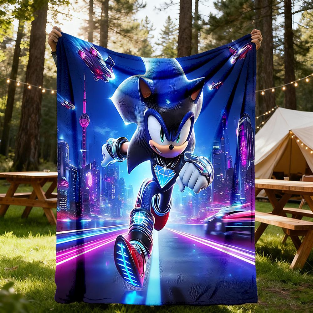 sonic blanket christmas gift for kids