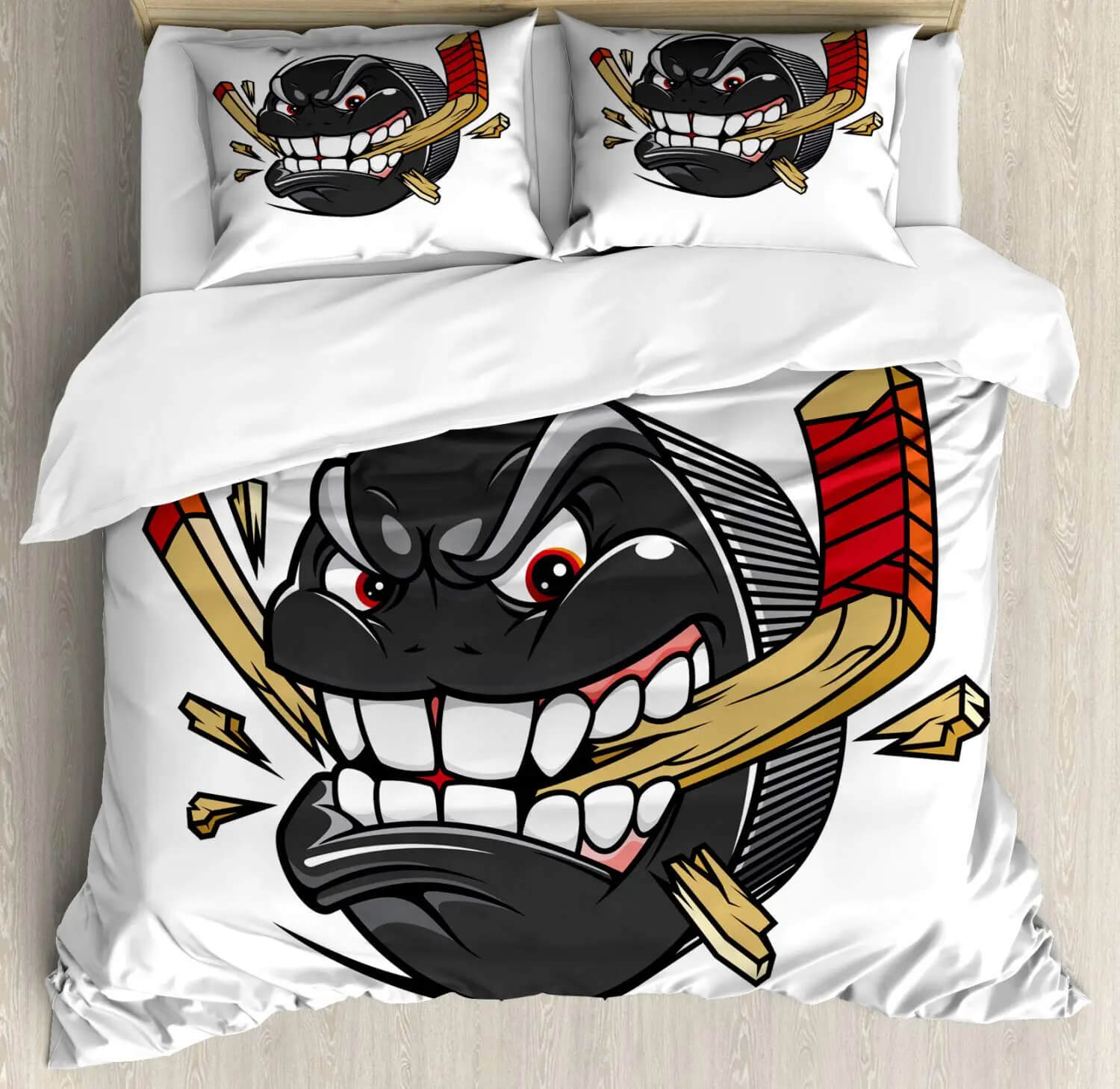 Cool Ice Hockey Comforter Cover for Sports Lovers