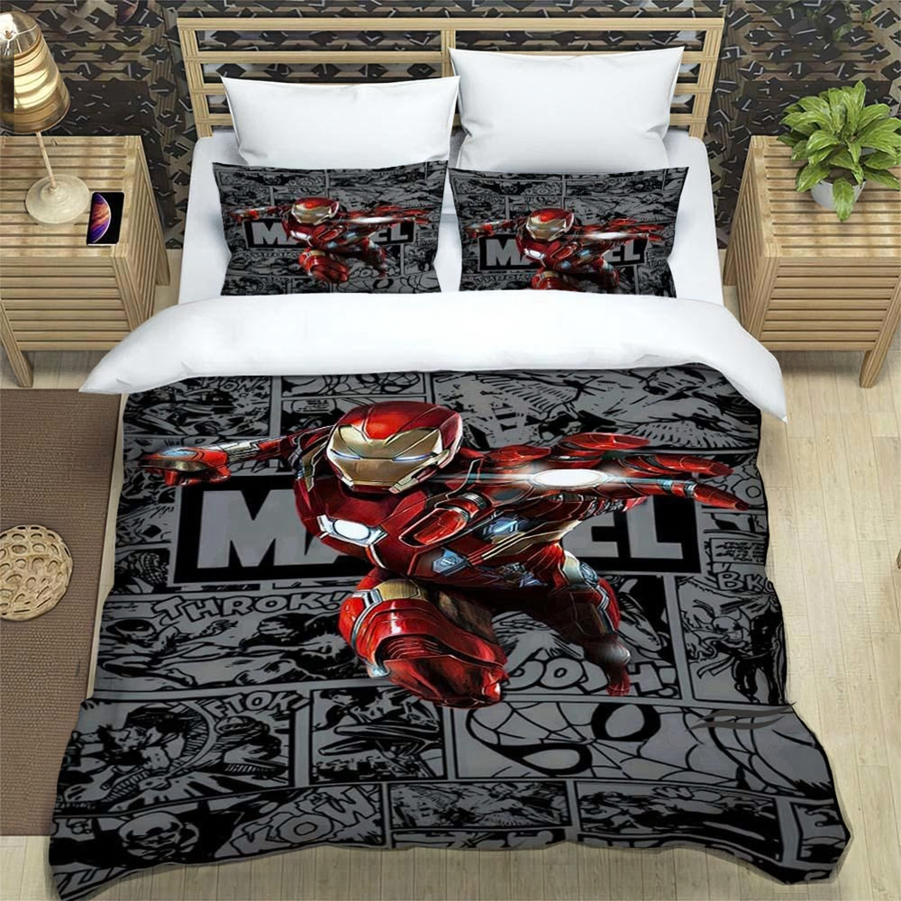 Kids Iron Man doona cover set for gift