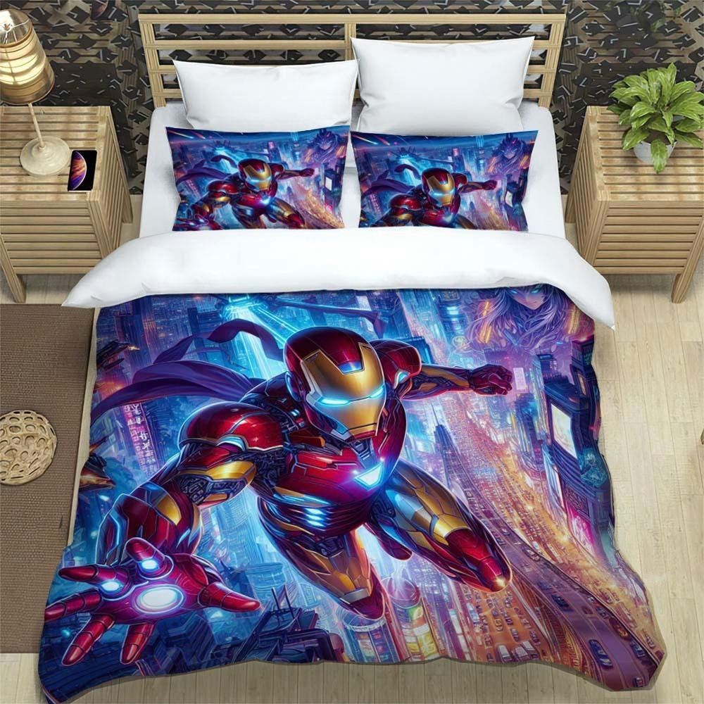 Marvel Avengers bedroom quilt cover