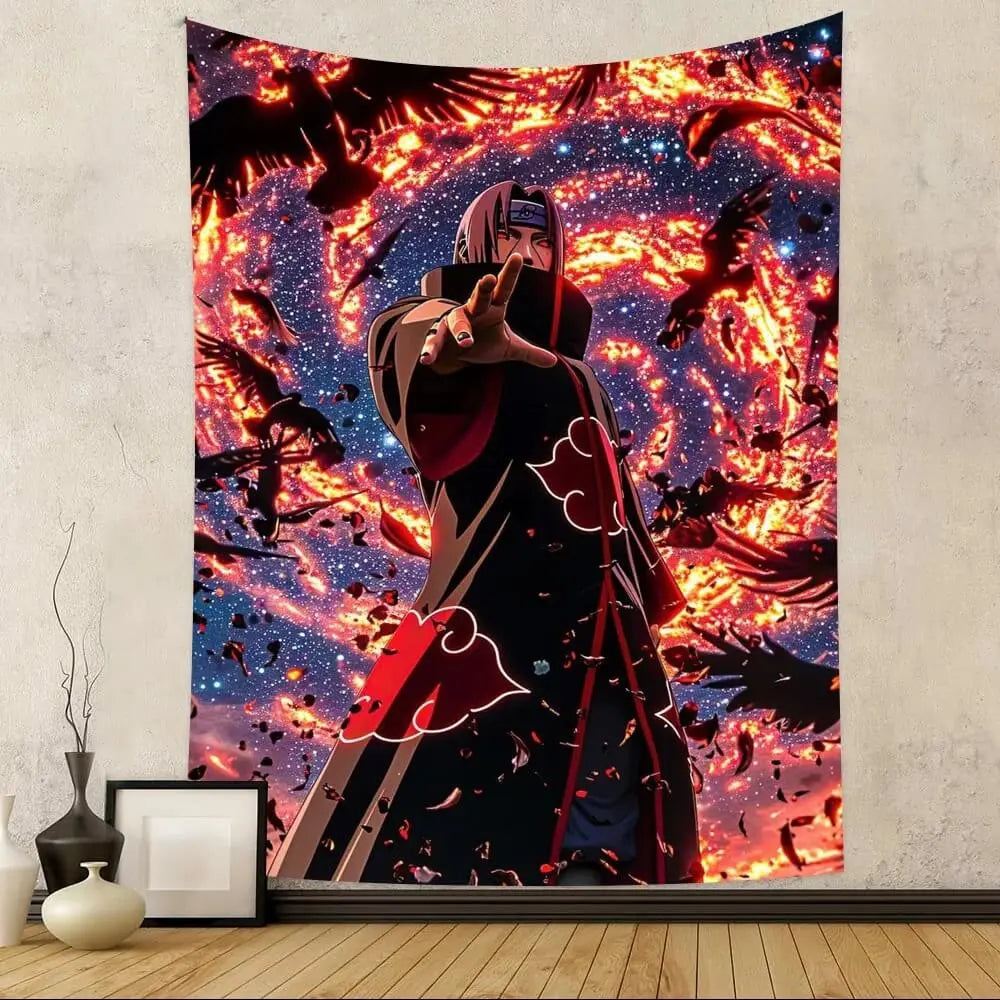 Akatsuki Itachi wall decor for bedroom