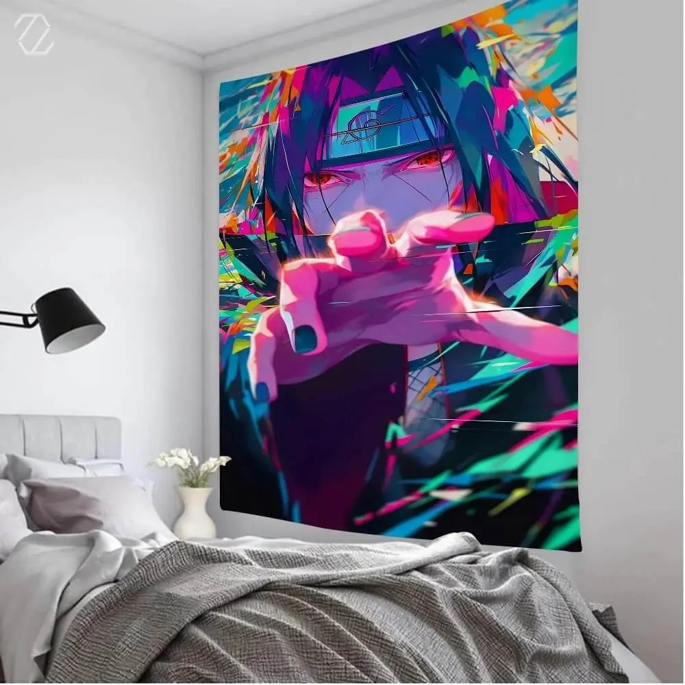 Itachi Akatsuki Wall Banner (Copy) Zirconic