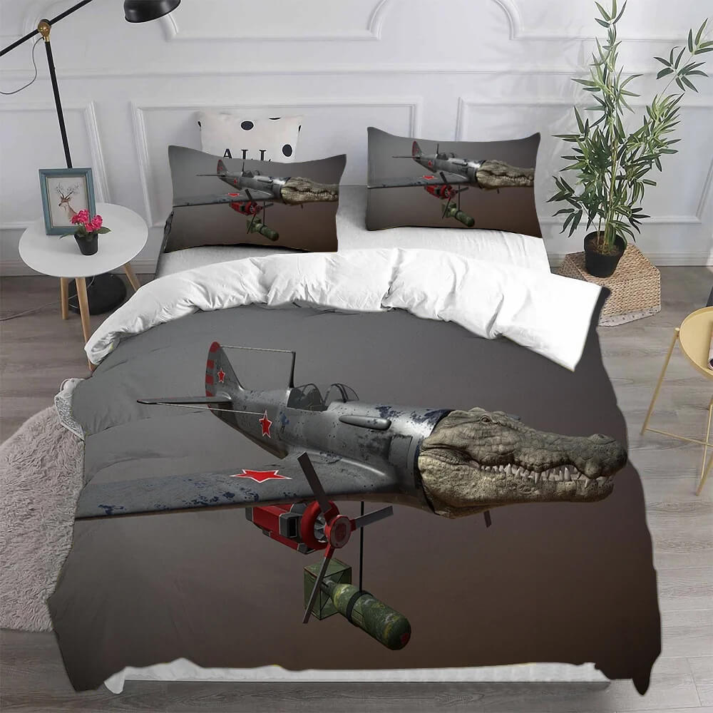 Soft microfiber Tung Tung Sahur duvet cover