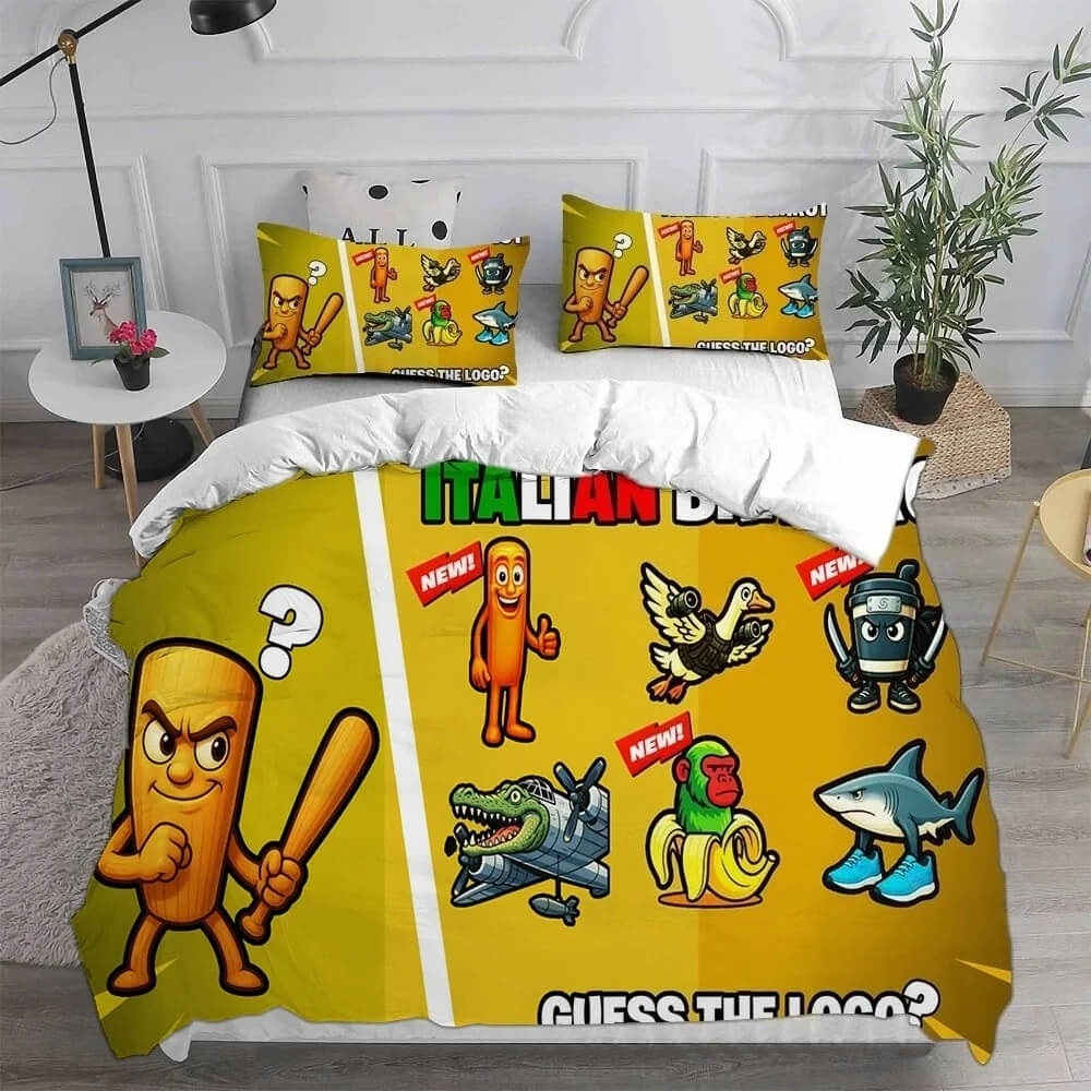 Trendy meme bedding set for fans