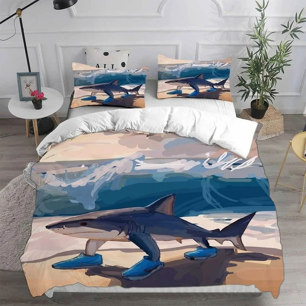 Funny Italian Brainrot duvet cover set