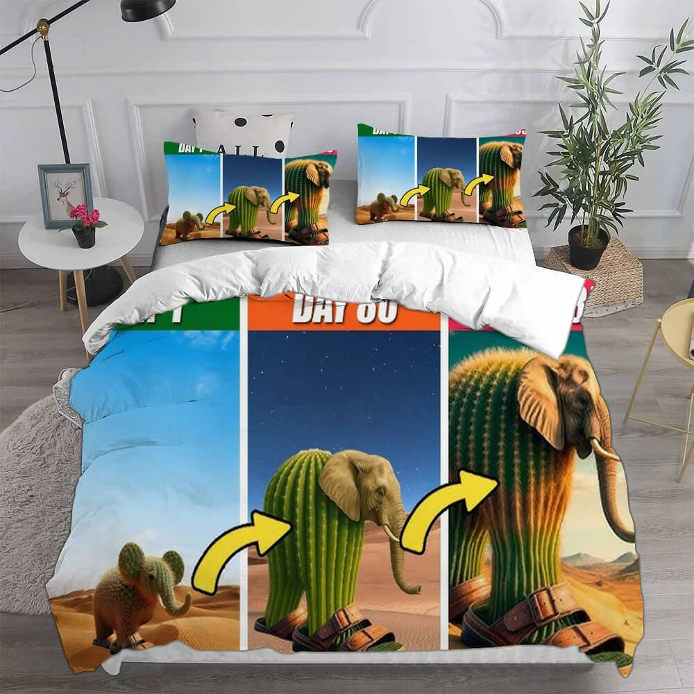 3D printed meme duvet cover bedroom decor