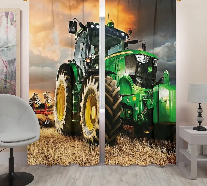 John Deere curtains