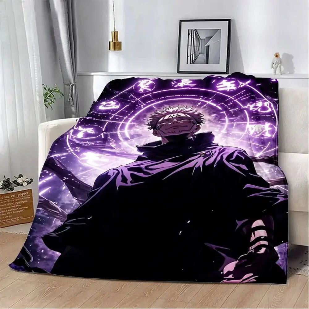 Jujutsu Kaisen Itadori Sukuna Throw Blanket