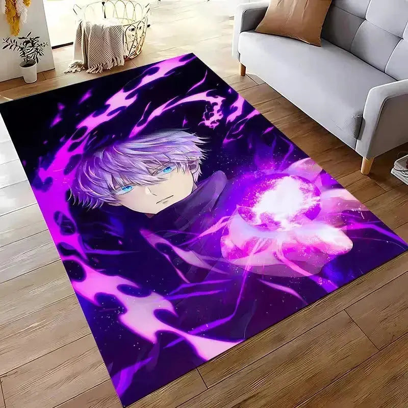 Jujutsu Kaisen anime merchandise rug for anime fans’ rooms