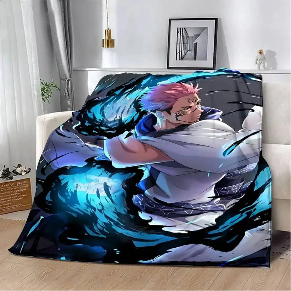 Jujutsu Kaisen Ryomen Sukuna Throw Blanket