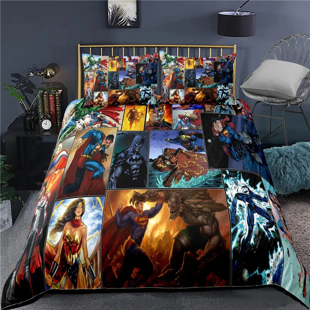 Justice League Heroes Bedding Set