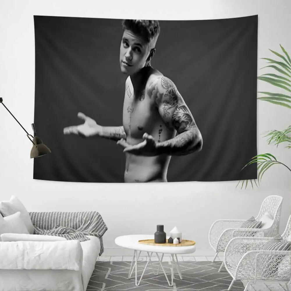Justin Bieber Wall Tapestry Zirconic