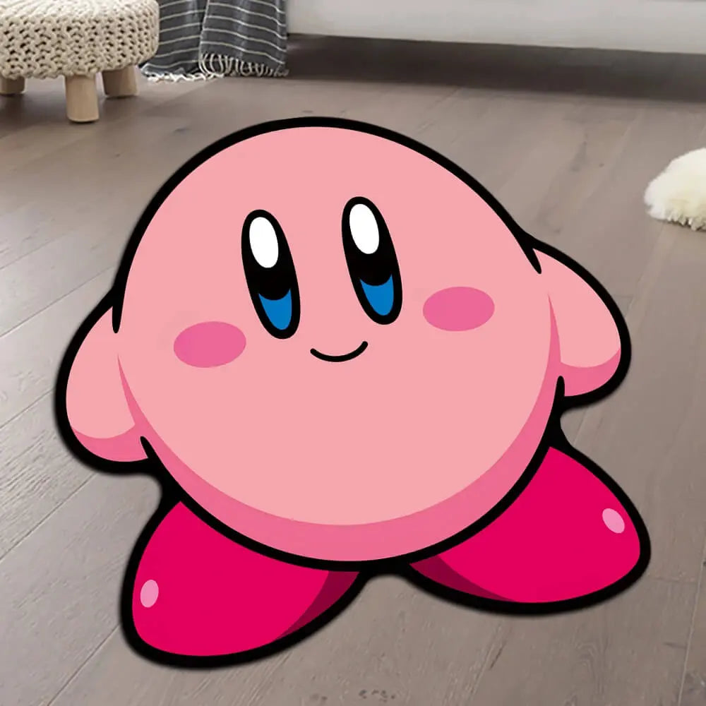 Kawaii Pokémon Kirby Rug for Anime Inspired Room Decor