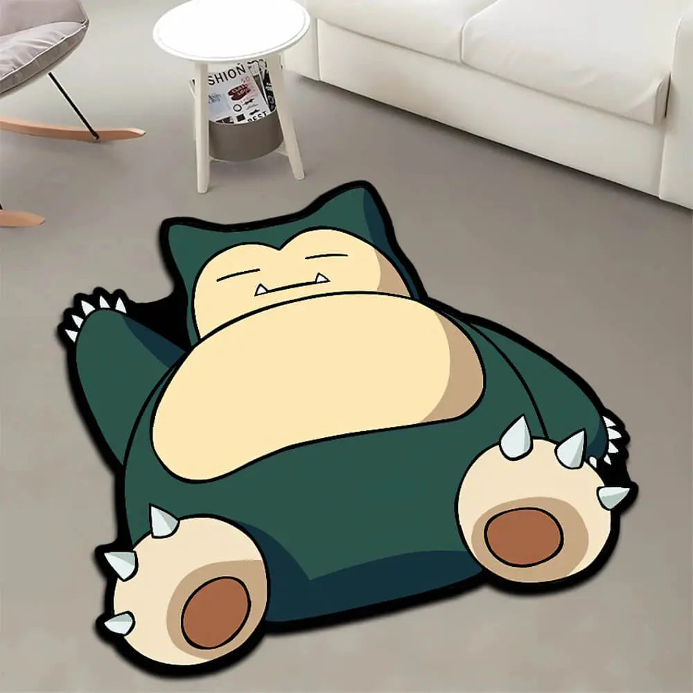 Pokémon Snorlax Character Rug for Anime Themed Home Decor