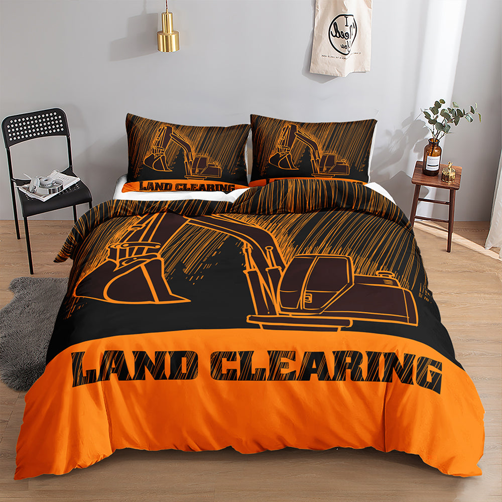 construction truck bedroom decor