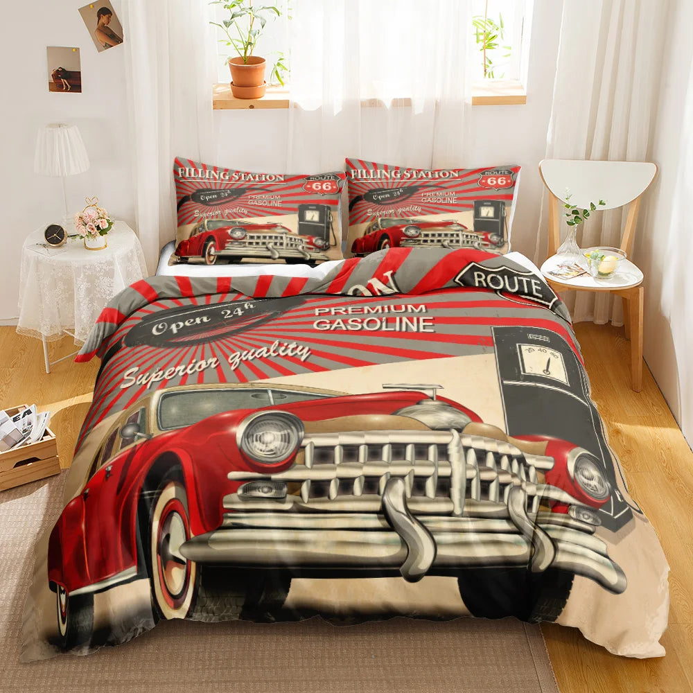 Adventure themed kids bedding