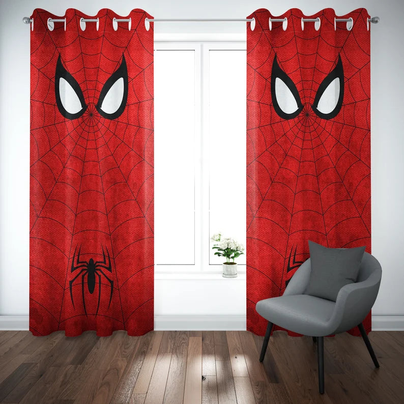 kids superhero curtains marvel inspired design