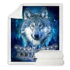 King Of Wolves Throw Blanket 