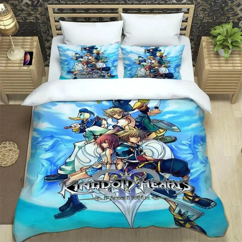 Kingdom Hearts 3D Quilt Cover