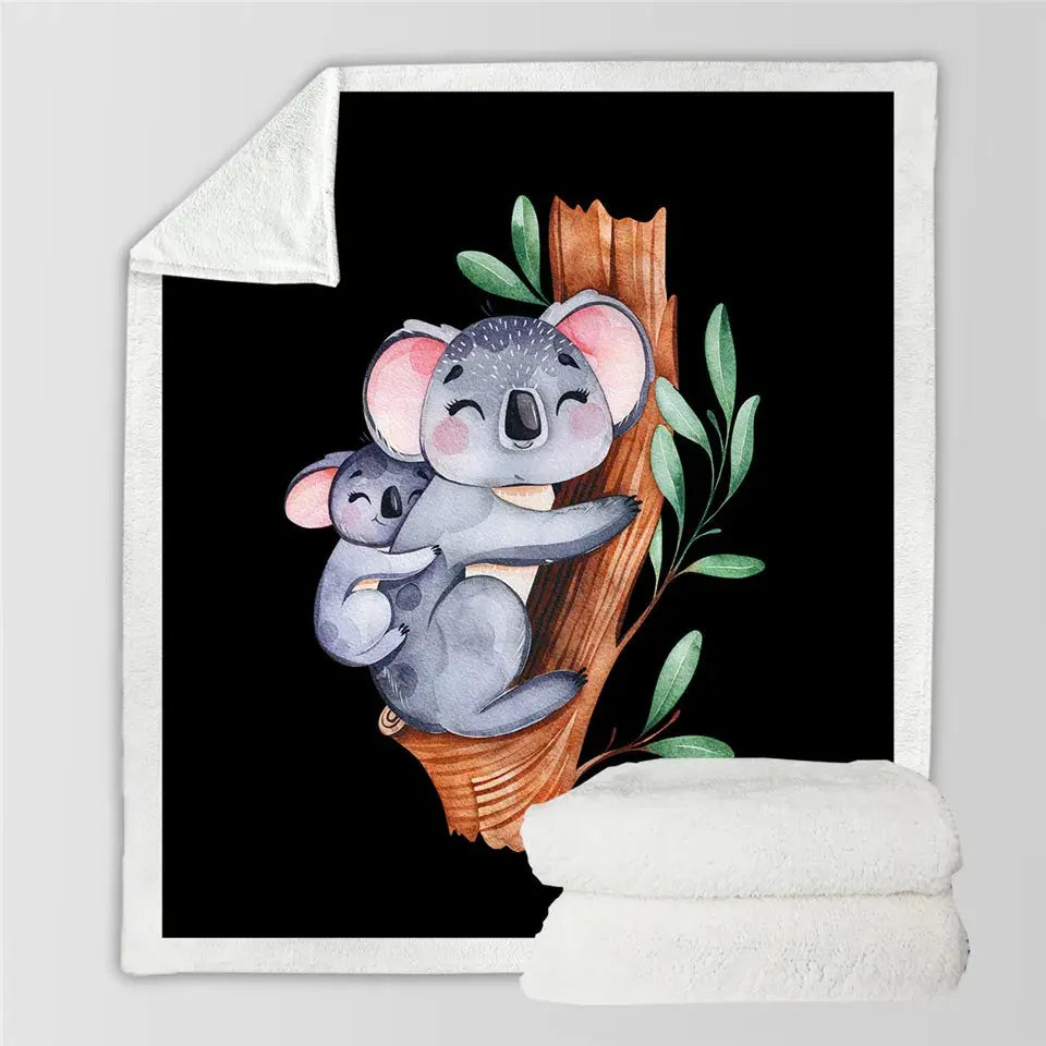 Koala Throw Blanket My Store