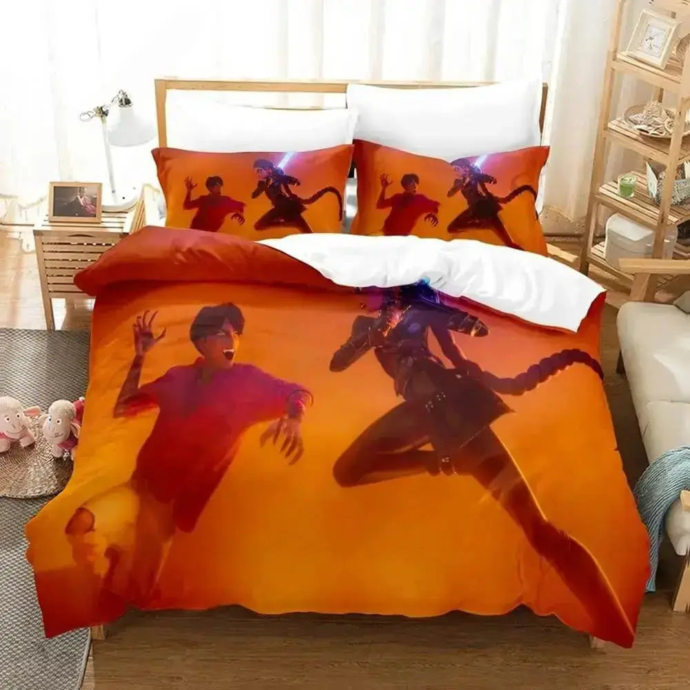 3D Kpop Demon Hunters Kids Duvet Cover