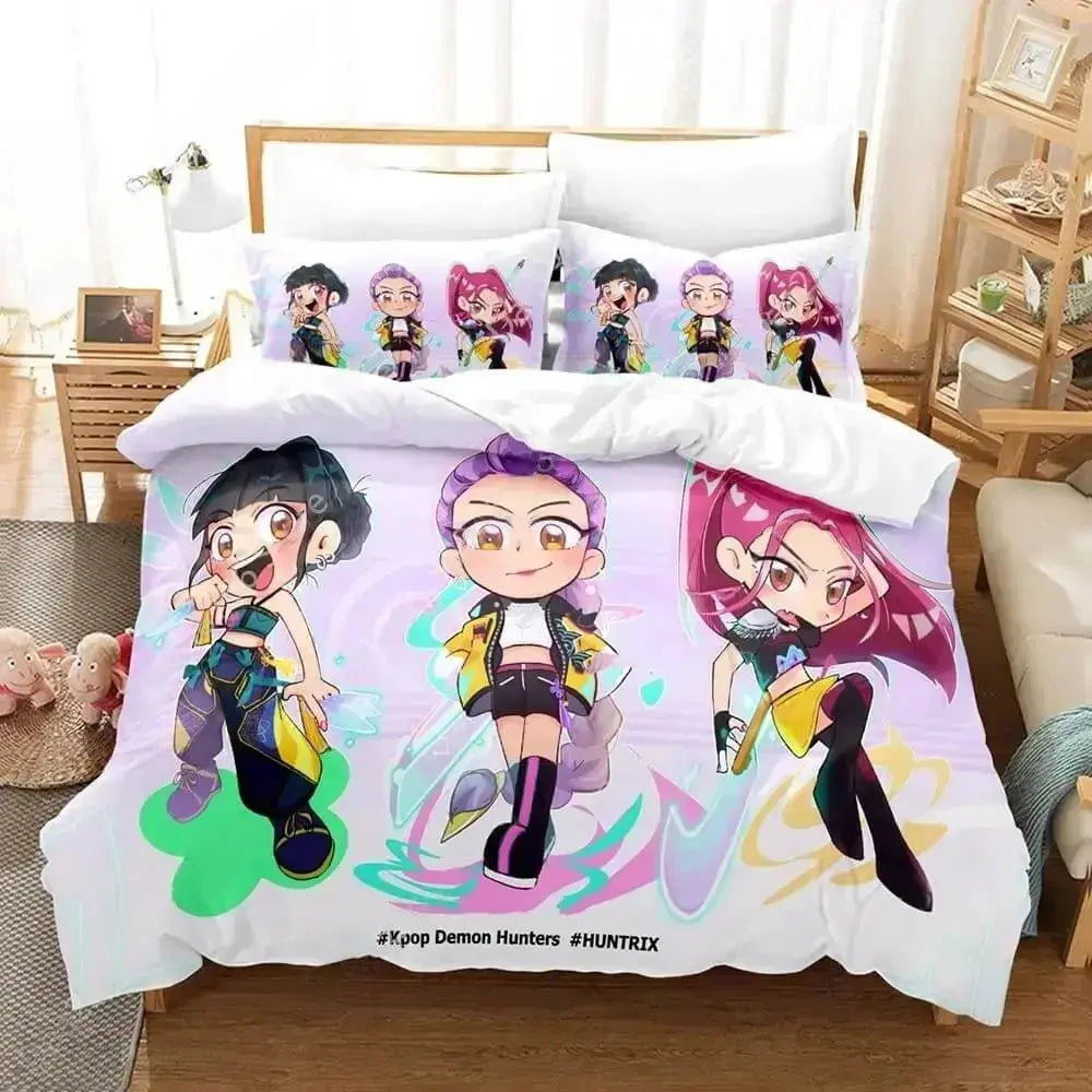 Kpop Demon Hunters 3D Kids Doona Cover