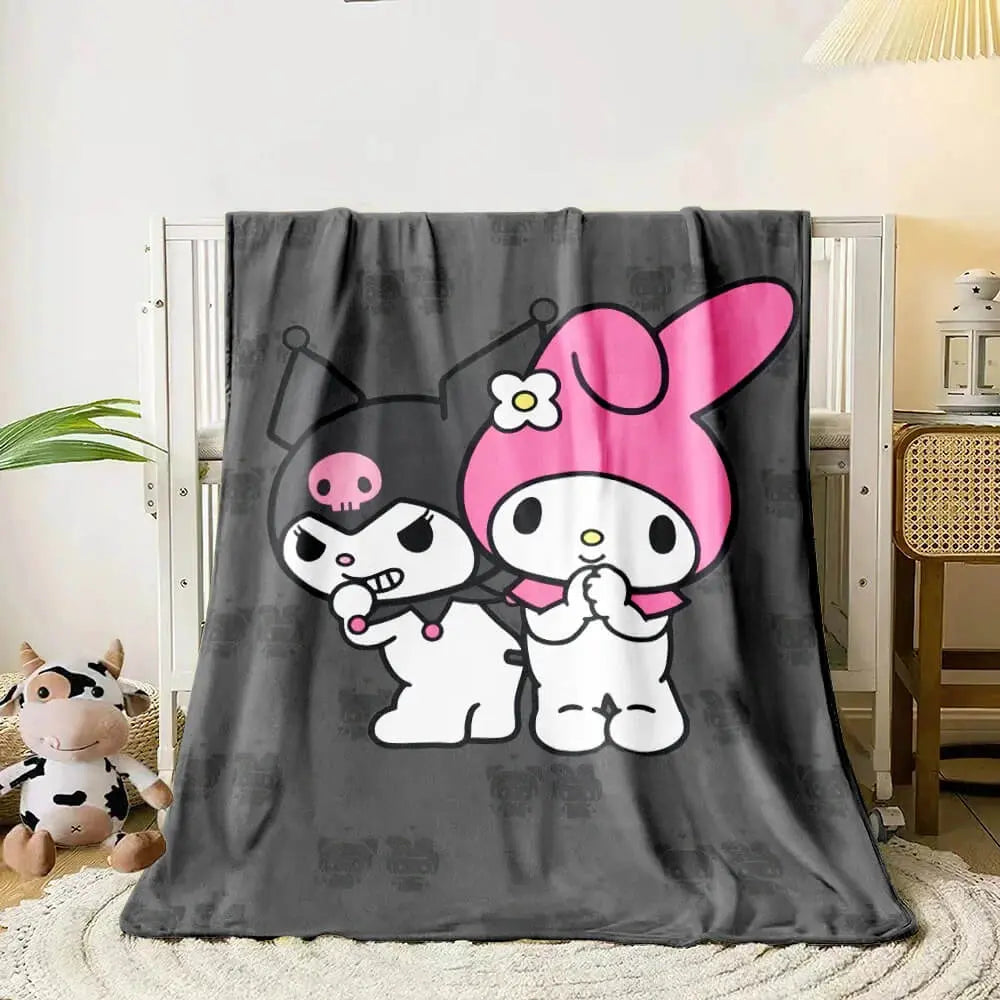 Kuromi Throw Blanket