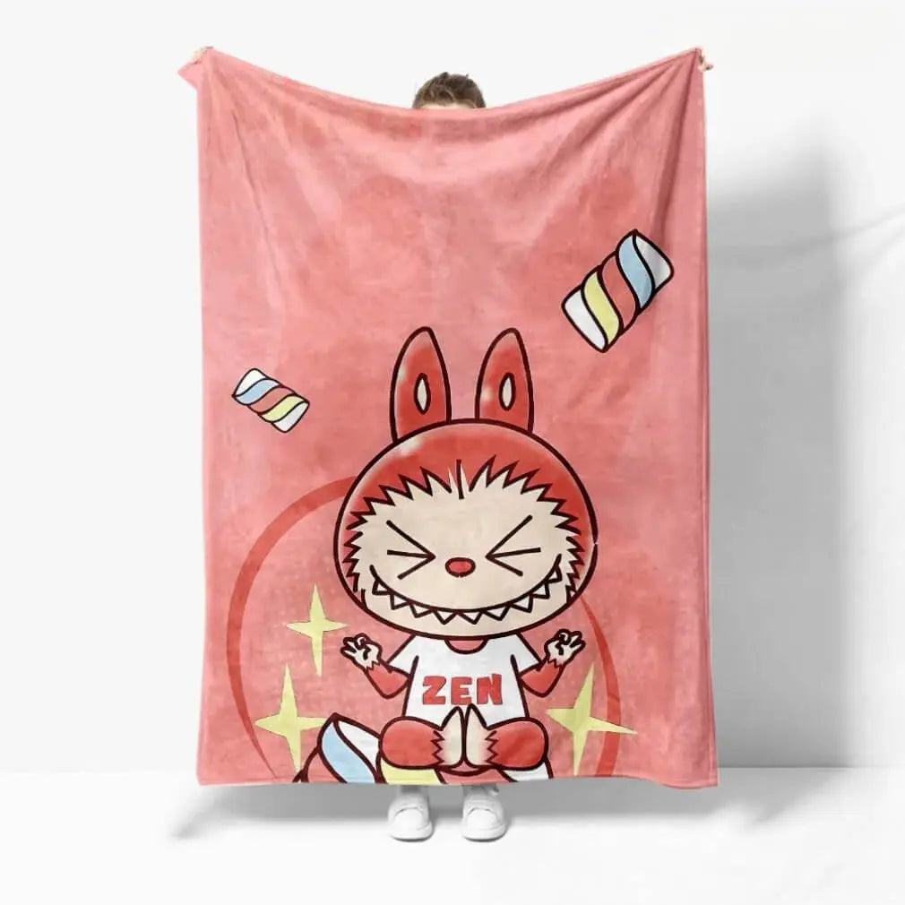 Labubu Throw Blanket