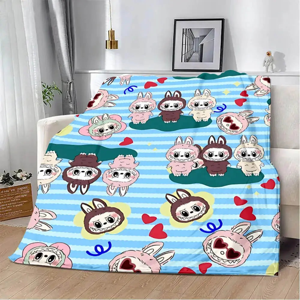 Labubu Throw Blanket