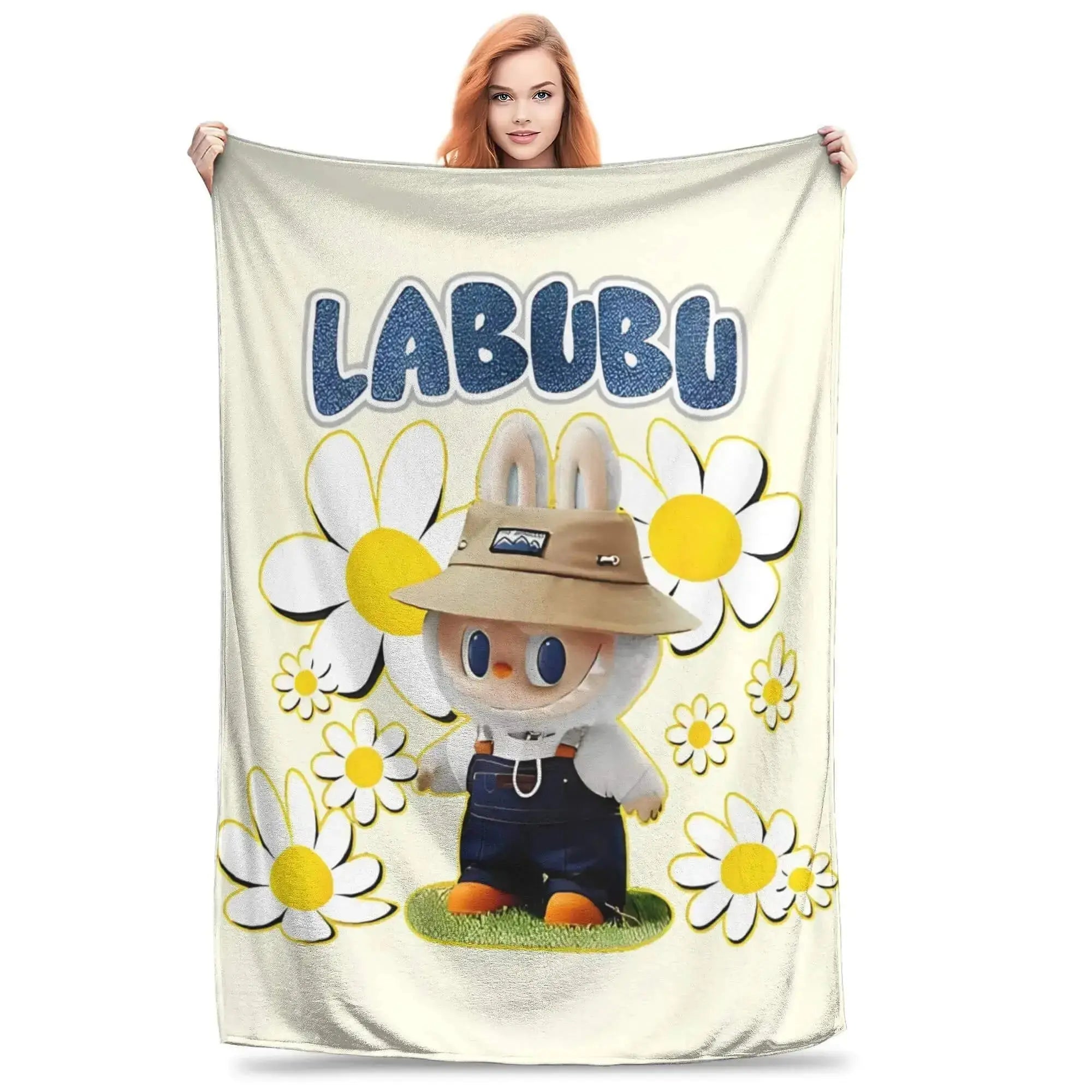 Labubu Makoko Kids Throw blanket Zirconic