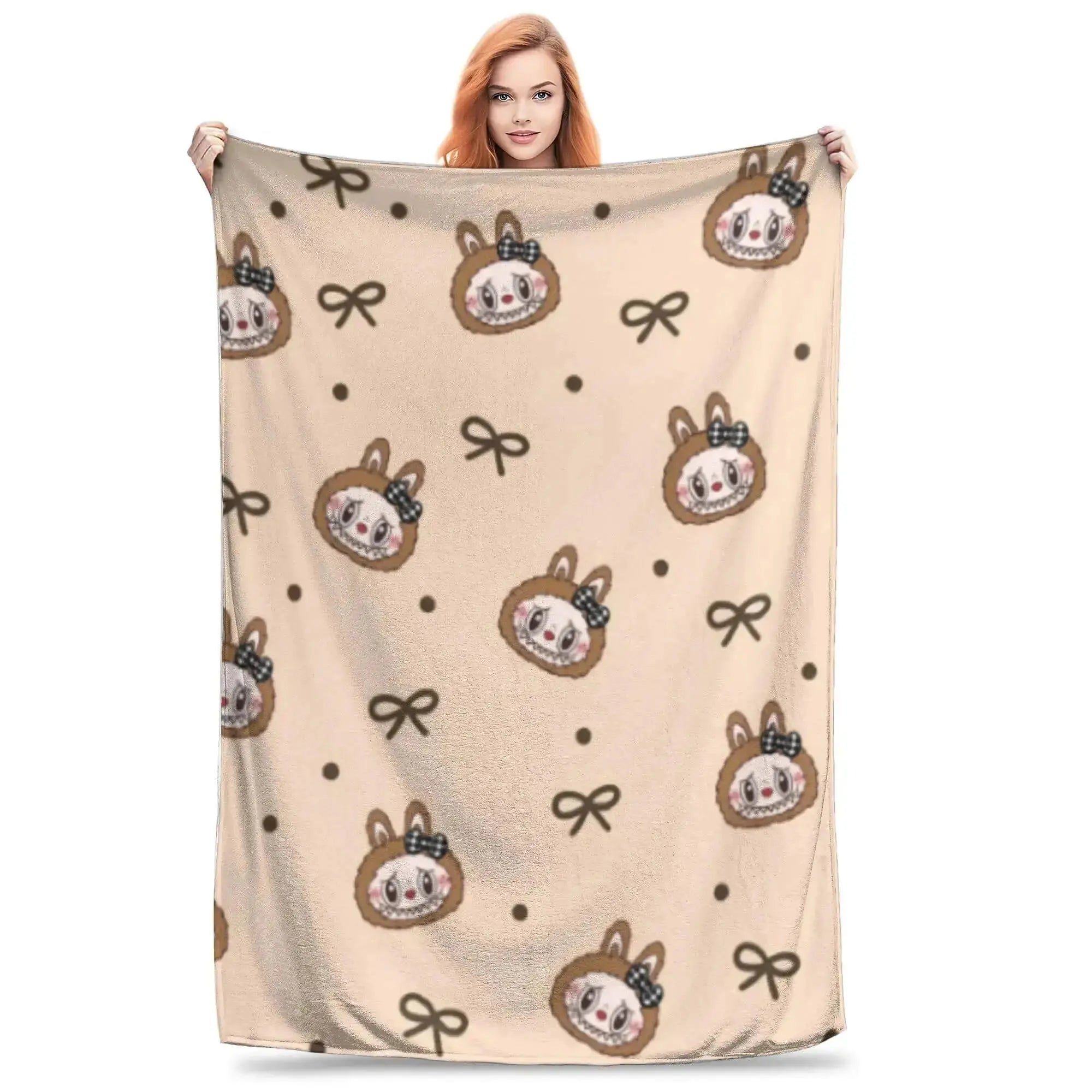 Labubu Zimomo Kids Throw blanket Zirconic