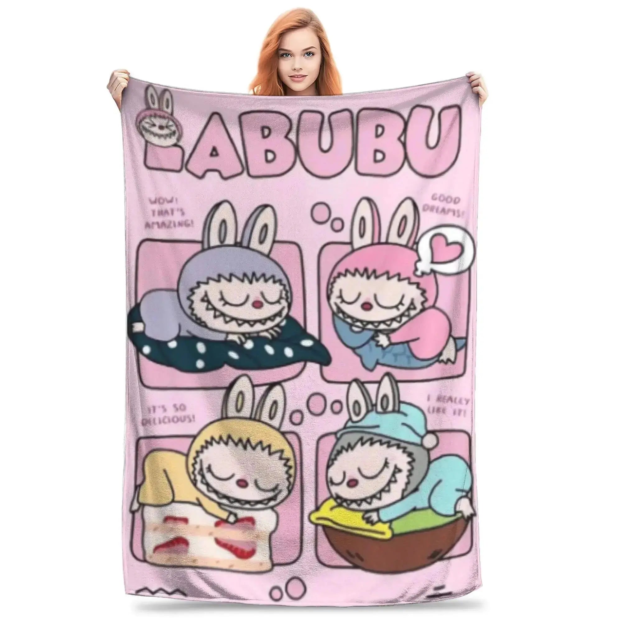 Labubu Tycoco Kids Throw blanket Zirconic