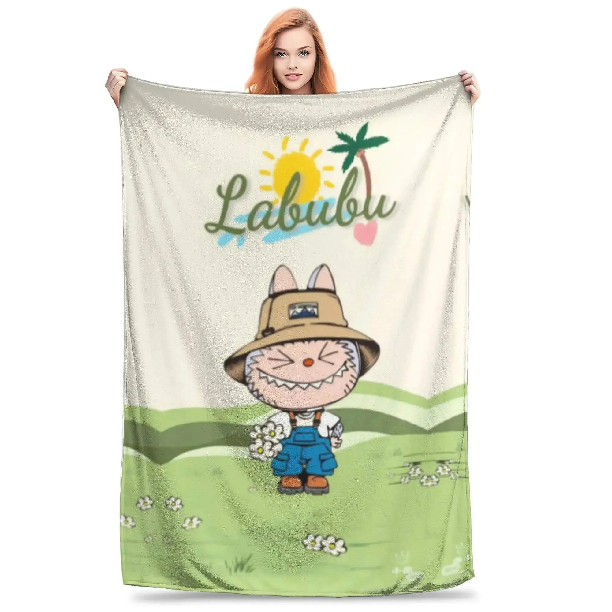 Labubu Kids Throw blanket Zirconic