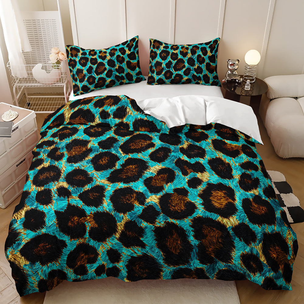 luxury animal print bedroom decor